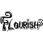 Flourish symbol vector image
