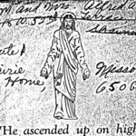 Jesus Worte im Hintergrund Vektor-Bild