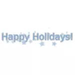 Happy Holidays vektor Text