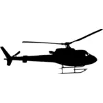 Hubschrauber-silhouette