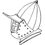 Arte di clip del casco cavaliere