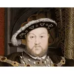 Kong Henry VIII vector illustrasjon