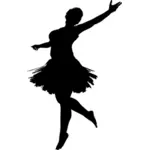 Ballerina silhouet