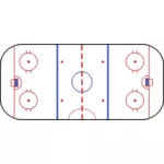 Hokejowe lodowiska wektor clipart
