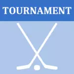 हॉकी टूर्नामेंट आइकन के सदिश ग्राफिक्स