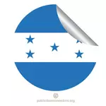 Honduras flagg klistremerke