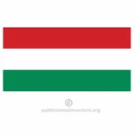 ハンガリーのベクトル フラグ