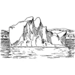 Isfjell strekbilder