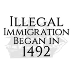 Yasadışı göç açıklamalarıyla işaretiyle çizimi