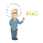 Desene animate Einstein cu matematica lui