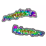 Logo di avventura intergalattica