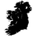 Ireland silhouette image