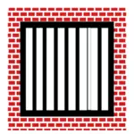 Gefängnis-Bars-Vektor-ClipArt