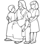 Yesus mengajar anak
