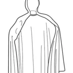 בתמונה וקטורית המעיל דרקולה