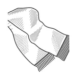 Vector graphics of a scarf