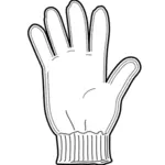 Vektor Zeichnung eines Handschuhs