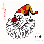 Joker gaming card vector image