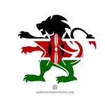 케냐의 국기와 엠 블 럼