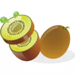 Plody kiwi