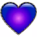 Gambar hati biru