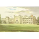 Knowsley Hall vector image