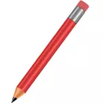 Red pencil vector image