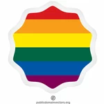 Autocolant de pavilion LGBT