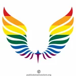 날개 LGBT 색상