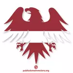 Emblema de pavilion Letonă