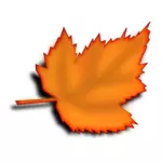 Amarillo otoño maple leaf vector de la imagen