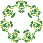 Graphique modèle-feuilles en forme d'étoile