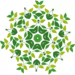 Vector afbeelding van abstract floral patroon