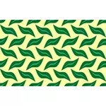 Yeşil yapraklı desen