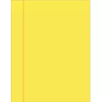 וקטור העלה תמונה של צהוב רב שכבתית מרופדת נייר