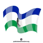 Flaga stanu Lesotho