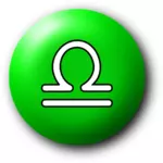 緑の天秤座のシンボル
