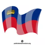 Liechtensteins delstatsflagg