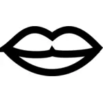 Vector illustraties van eenvoudige lippen