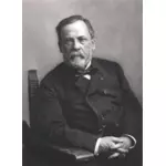 Louis Pasteur vektorbild
