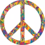 Renkli barış işareti