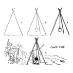 Camping instruksjoner
