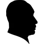 Dr Martin Luther King siluett