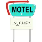 Motel annonse vektor image