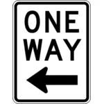 Símbolo de sentido único de tráfego