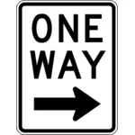 One way verkeersbord