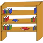 Bookcase vector graphics