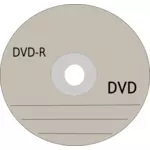 Vecteur de disque DVD Enregistrement