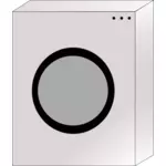 בתמונה וקטורית של מכונת כביסה