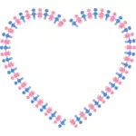 Heart border image